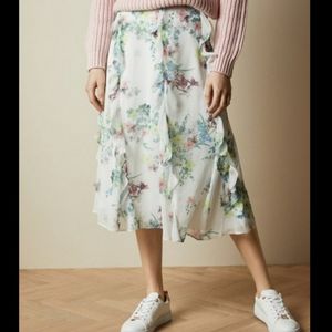 Ted Baker Larissa Floral Skirt Size 5